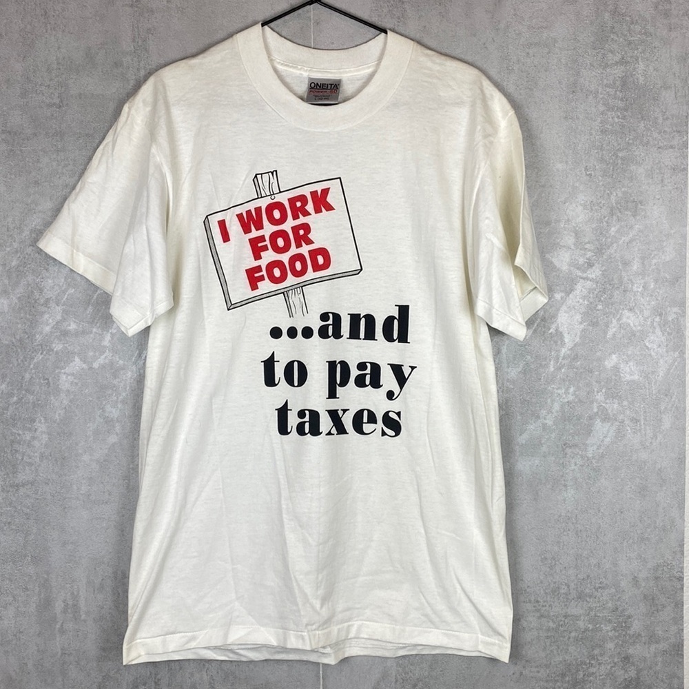 Vintage political single stitch tee - Picture 2 of 7